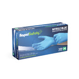 Apollo Nitrile Blue PF MEDIUM Box 100