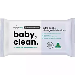 Baby Wipes 120 Pack - No Plastic