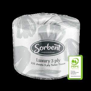 Soft Touch 3 ply 225 Sheet Toilet Tissue