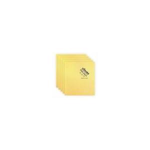 PVA Microfibre Cloth YELLOW (pack 5)